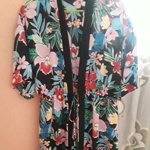 Alice Blue Beach Kimono